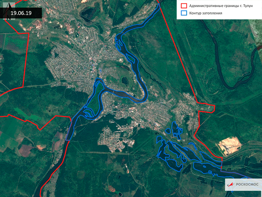 «ТЕРРА ТЕХ» подготовил геоаналитический отчет по развитию паводка в Иркутской области