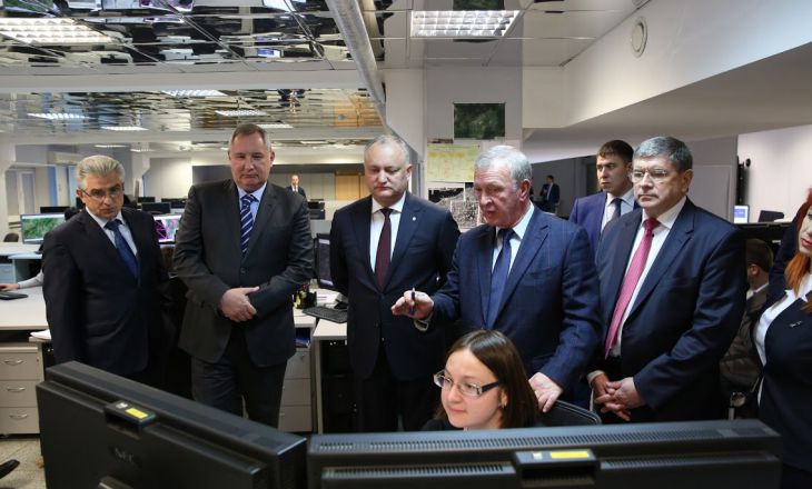 Президент Республики Молдова познакомился с новейшими российскими разработками в области дистанционного зондирования Земли